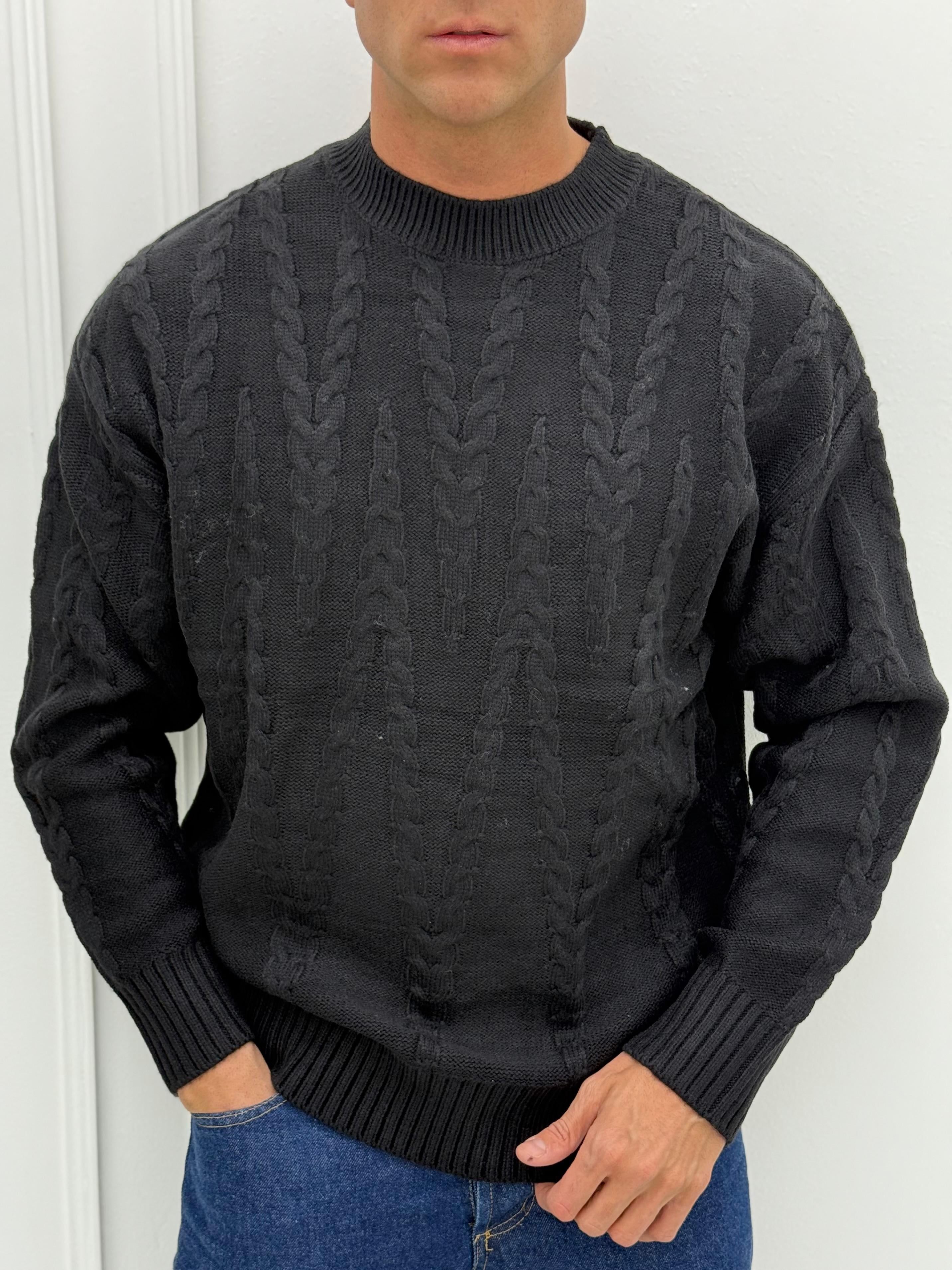 Pull texturé premium en relief - Taille XL Blanc