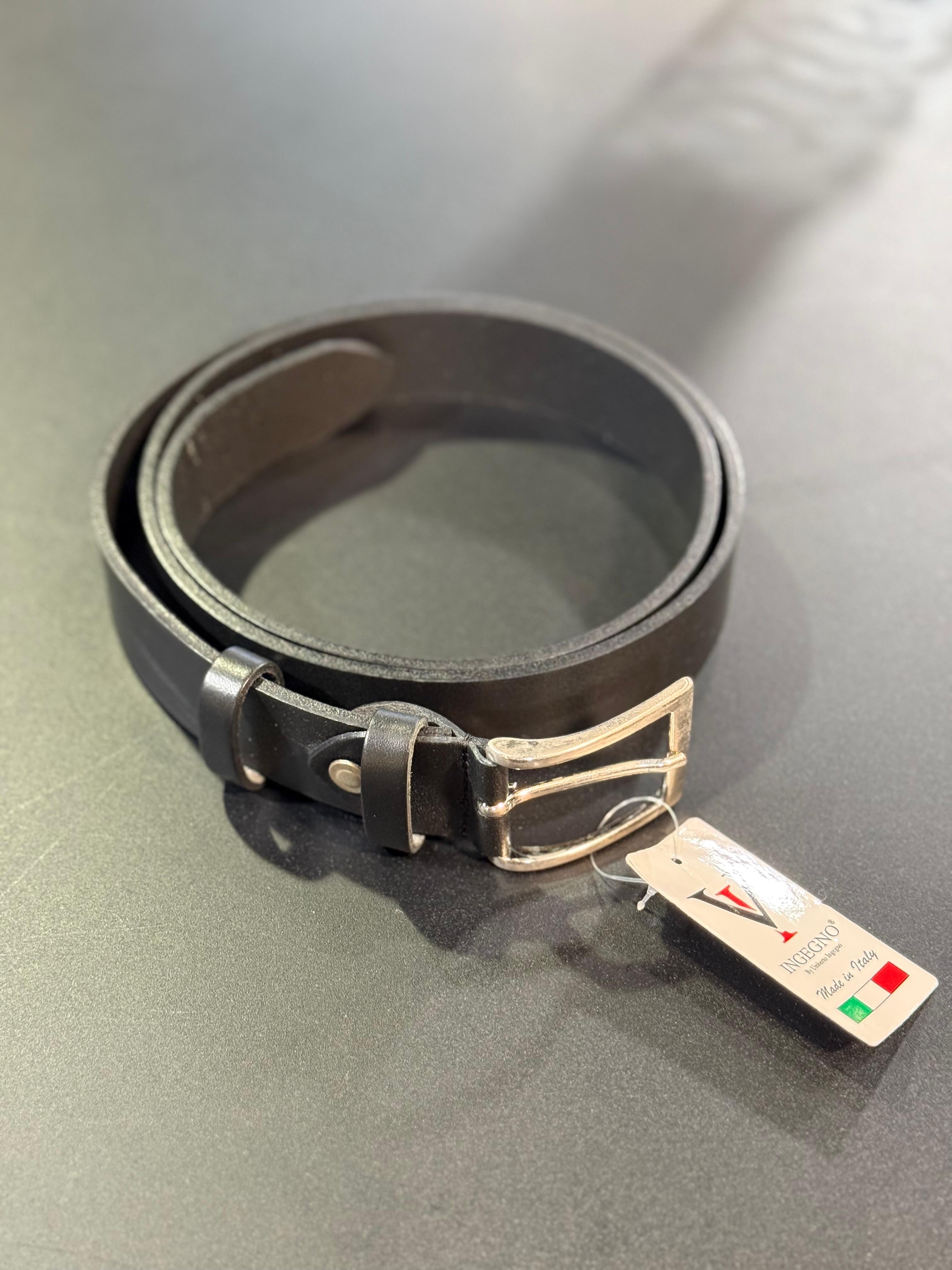 CINTURA CUCITURE VERA PELLE