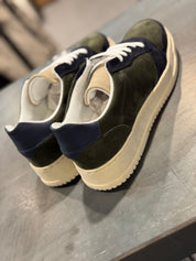 SNEAKERS CAMOSCIO BICOLOR