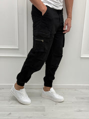 PANTALONE CARGO ELASTICO - rimasto PANNA tg.S