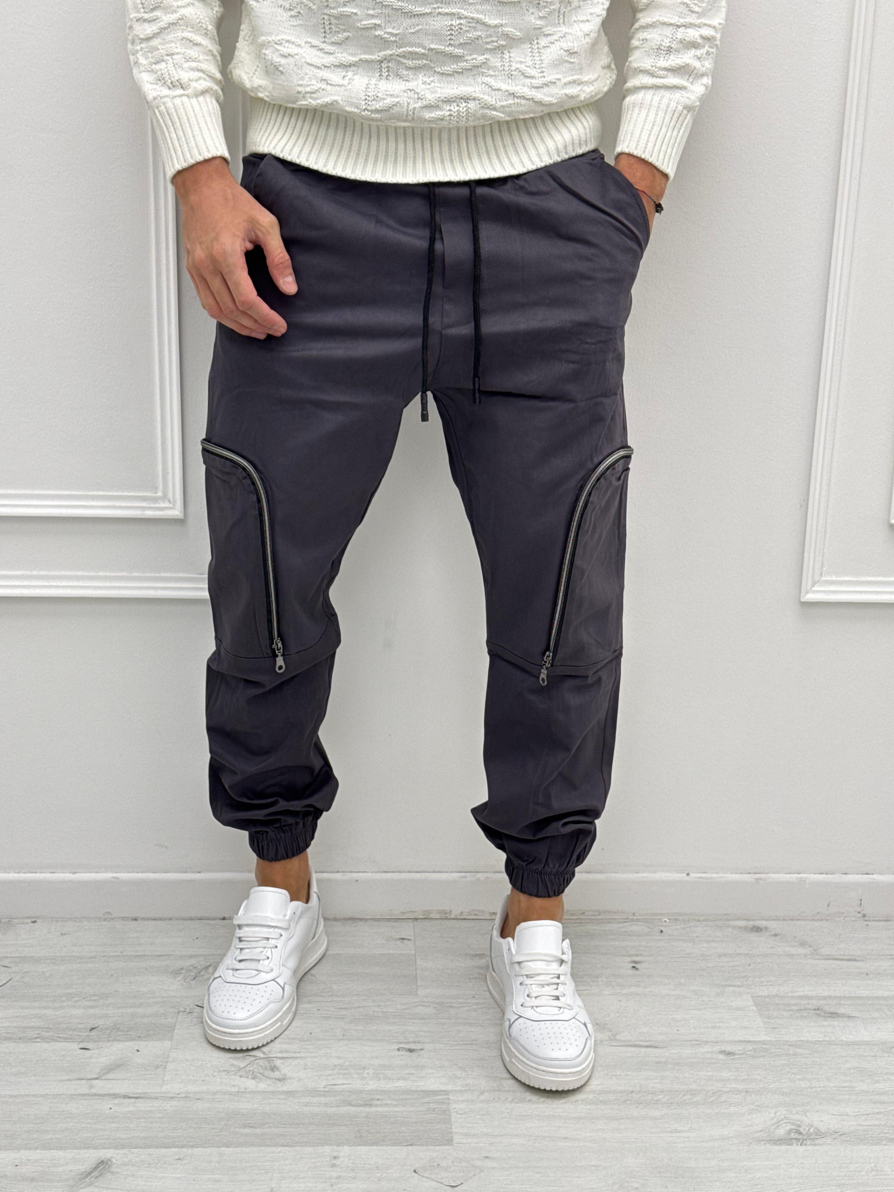 PANTALONE JEANS CARGO LEVEL