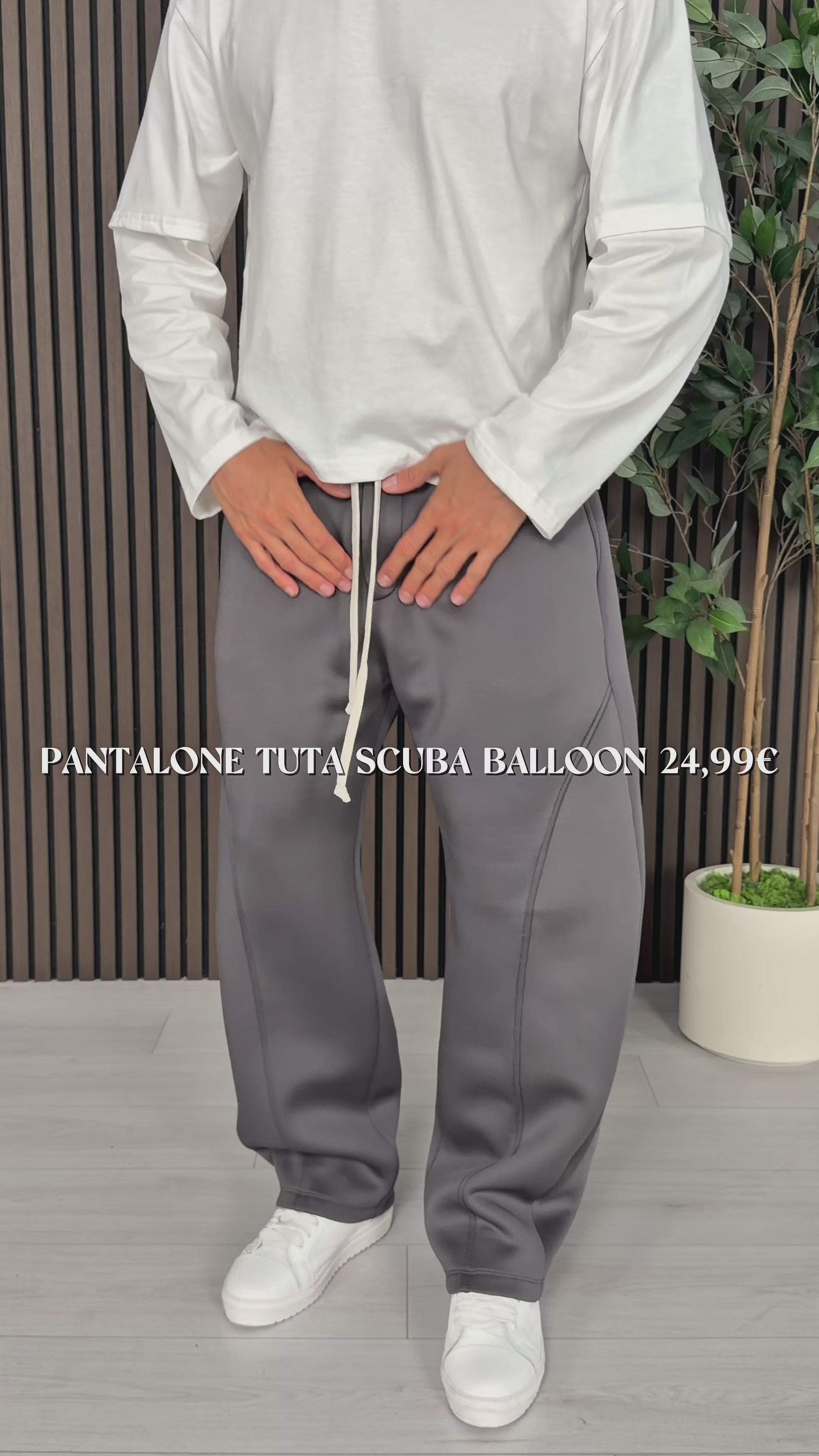 SCUBA BALLOON TRACK PANTS