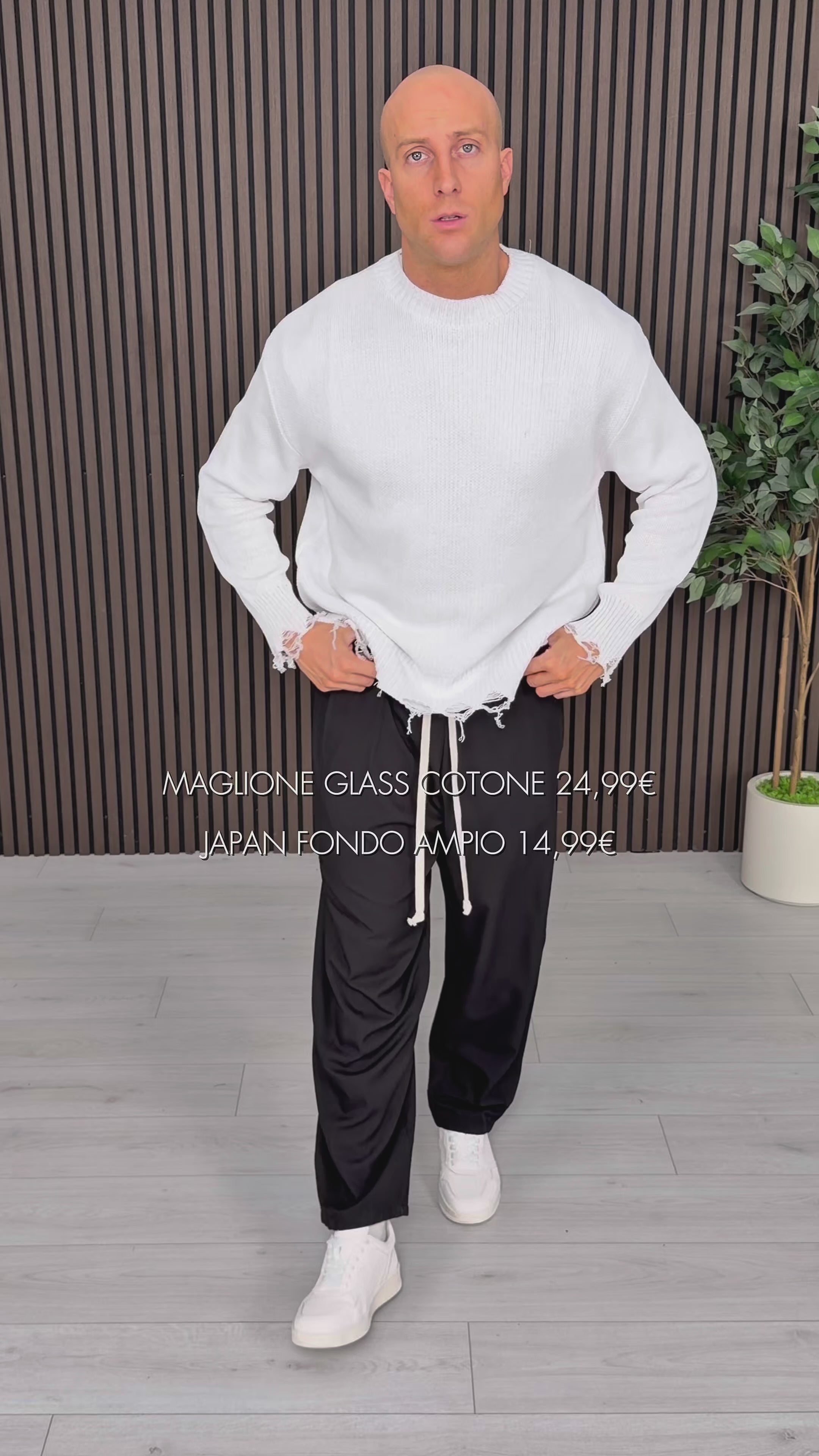 MAGLIONE GLASS COTONE