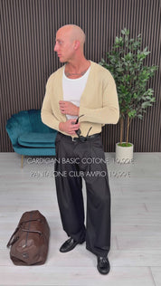 Basic Baumwoll-Cardigan