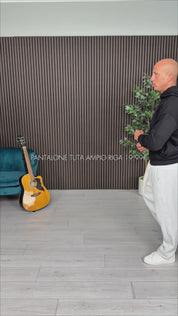 PANTALONE TUTA AMPIO RIGA FELPATO