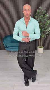 CAMICIA LINO COREANA