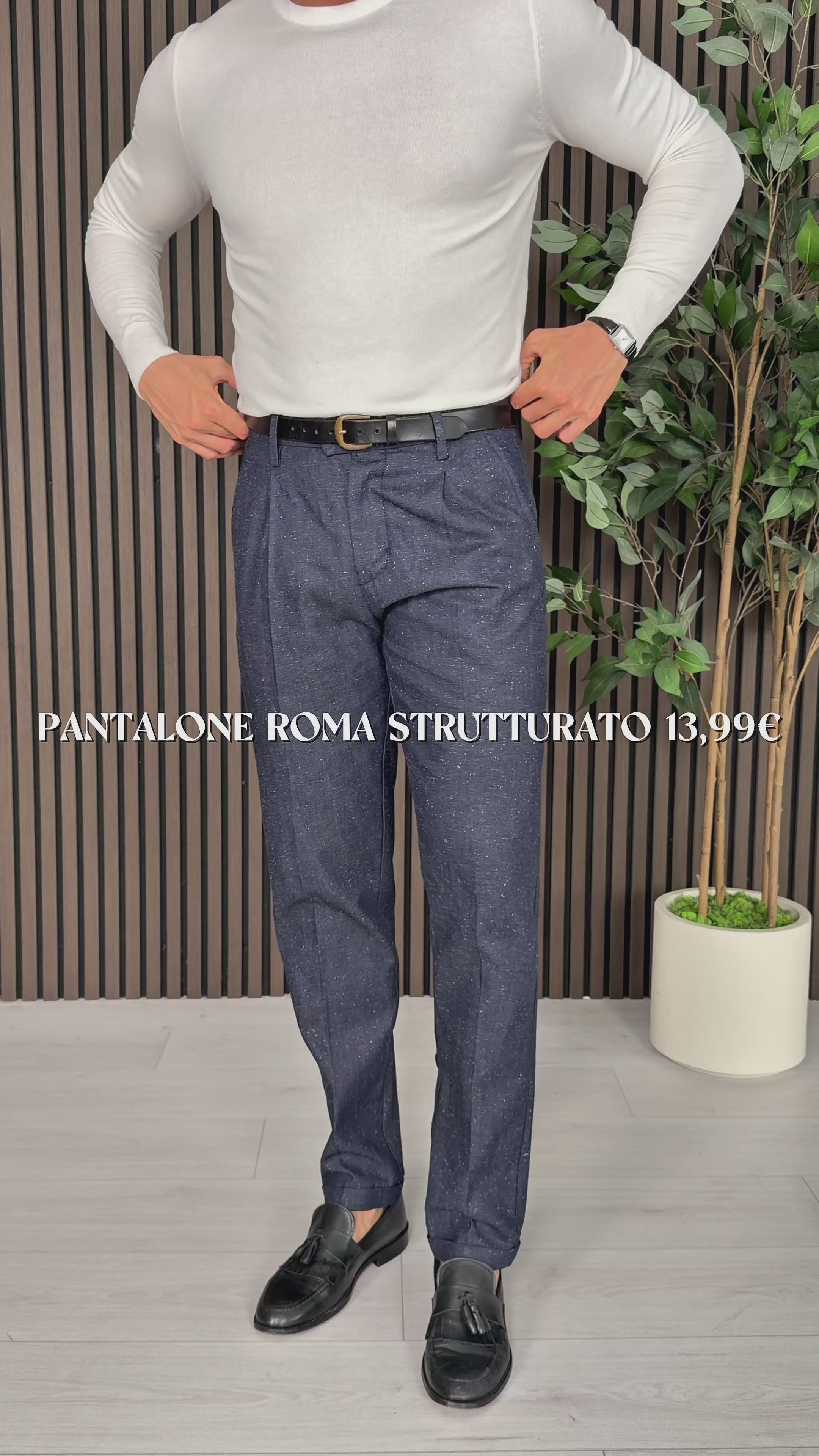 PANTALONE ROMA STRUTTURATO