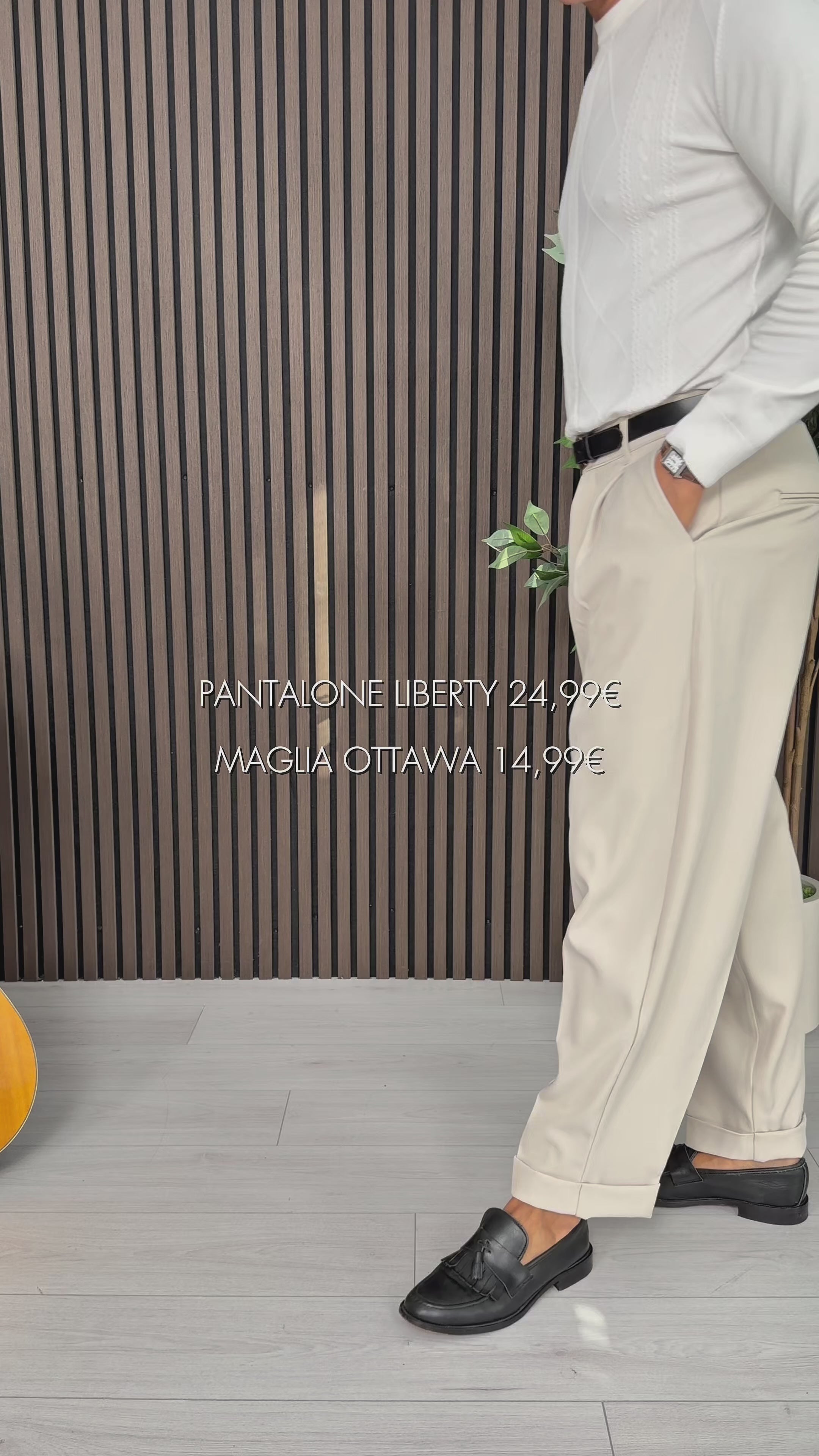 PANTALONE LIBERTY - TASCHE DIETRO