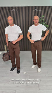 PANTALÓN MATCH AMPLIO - BOLSILLO TRASERO